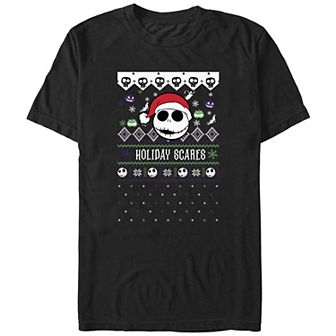 Disney's The Nightmare Before Christmas Jack Holiday Scares Big & Tall Graphic Tee