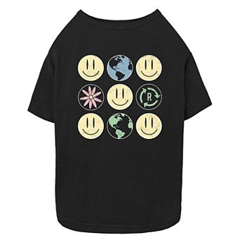 Mad Engine Global Smilies Distressed Pet Tee