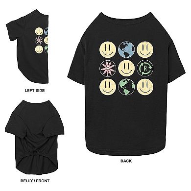 Mad Engine Global Smilies Distressed Pet Tee