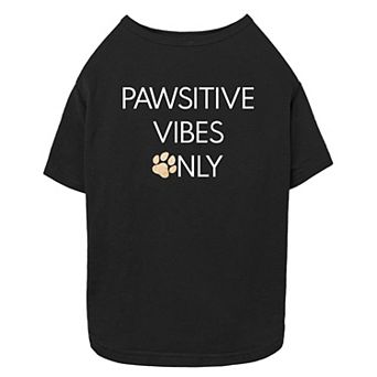 Mad Engine Global Pawsitive Vibes Only Pet Tee