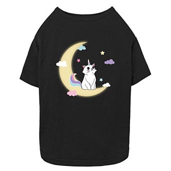 Mad Engine Global Moon Caticorn Pet Tee