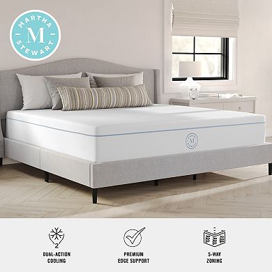 Martha Stewart Sleepcomplete Medium-firm Pocket Spring And Foam Hybrid Dual-action Cooling Mattress