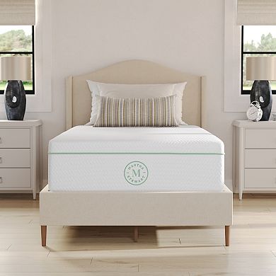 Martha Stewart Sleepcomplete Premium Medium-firm Dual-action Cooling Memory Foam Mattress In A Box