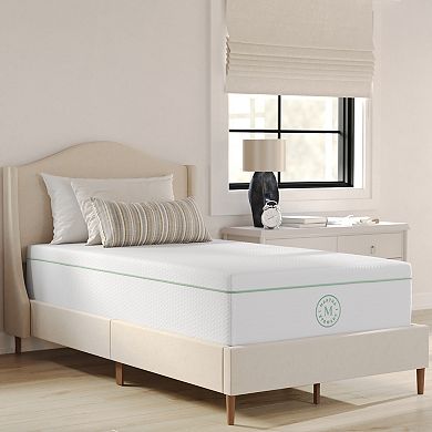 Martha Stewart Sleepcomplete Premium Medium-firm Dual-action Cooling Memory Foam Mattress In A Box