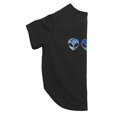 Mad Engine Global The Starry Night Alien Heads Pet Tee