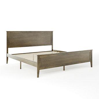 Martha Stewart Wooden Platform Bed with Headboard and Footboard