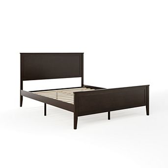 Martha Stewart Wooden Platform Bed with Headboard and Footboard