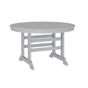 Merrick Lane All Weather Adirondack Style Slat Top Dining Table