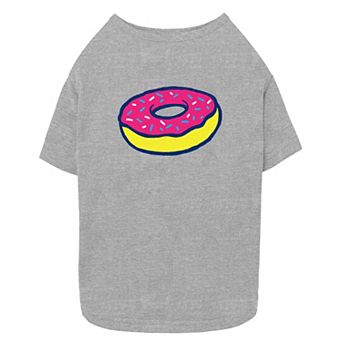 Mad Engine Global Pink Frosted Doughnut Pet Tee