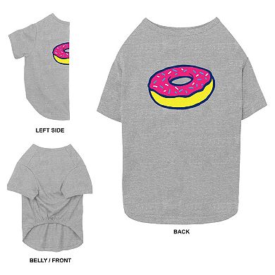 Mad Engine Global Pink Frosted Doughnut Pet Tee
