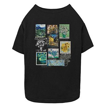 Mad Engine Global Vincent Van Gogh Paintings Pet Tee