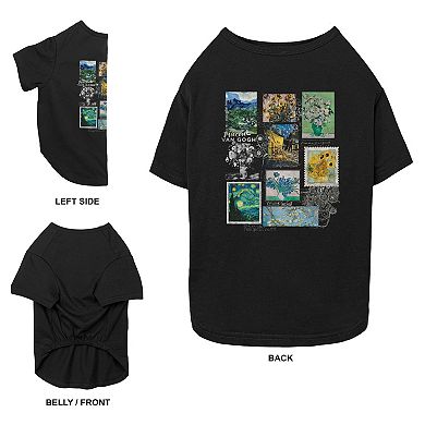 Mad Engine Global Vincent Van Gogh Paintings Pet Tee