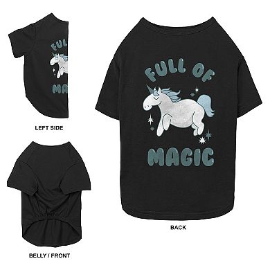 Mad Engine Global Unicorn Full Of Magic Pet Tee