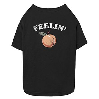 Mad Engine Global Feelin' Peachy Distressed Pet Tee