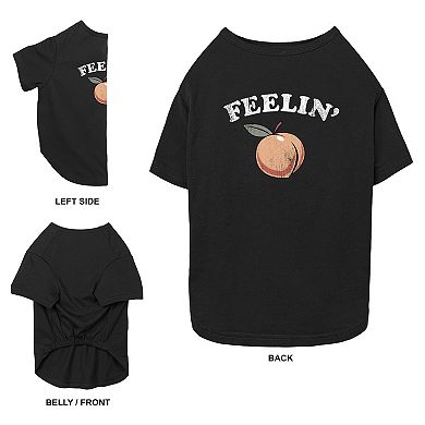 Mad Engine Global Feelin' Peachy Distressed Pet Tee