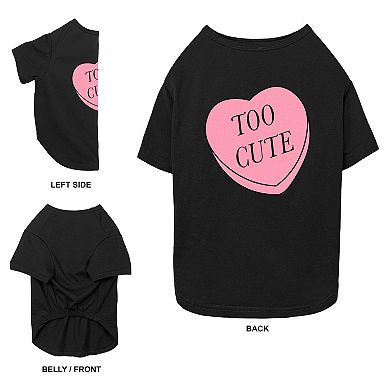 Mad Engine Global Too Cute Heart Candy Pet Tee
