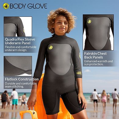 Body Glove Phoenix 2mm Youth Back-Zip Short Sleeve Springsuit