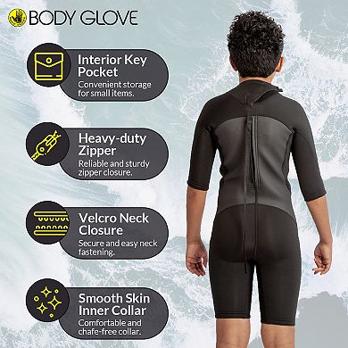 Body Glove Phoenix 2mm Youth Back-Zip Short Sleeve Springsuit