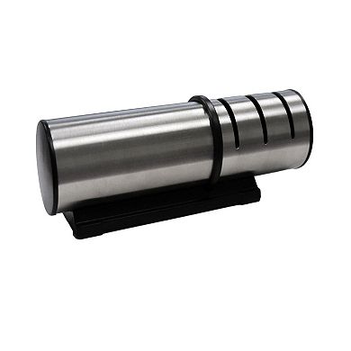 BergHOFF Forged 9-Piece Stainless Steel Knife Block Set with Sharpener