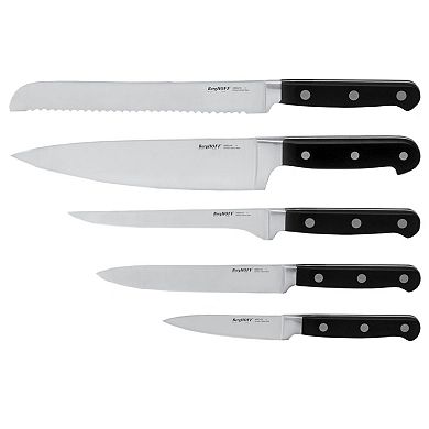 BergHOFF Essentials Contempo 6-Piece Stainless Steel Knife Set with Wood Case