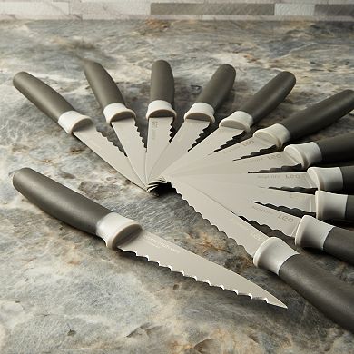 BergHOFF Leo 12-Piece 4.5" Stainless Steel Serrated Steak Knives