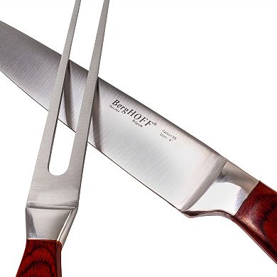 BergHOFF Pakka Wood 7-Piece Stainless Steel Steak & Carving Knife Set