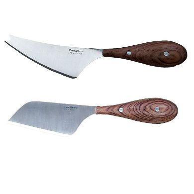 BergHOFF Aaron Probyn 3-Piece Cheese Knife and Rectangle Bamboo Board Set