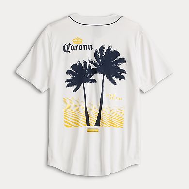 Men's Corona Palm Trees Baseball Jersey