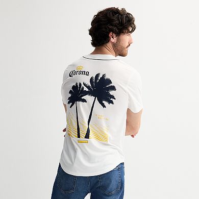 Men's Corona Palm Trees Baseball Jersey