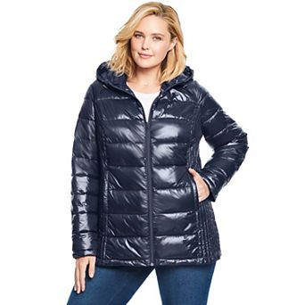 Woman Within Plus Size Packable Puffer Jacket