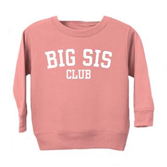 Big Sis Club Toddler Graphic Sweatshirt