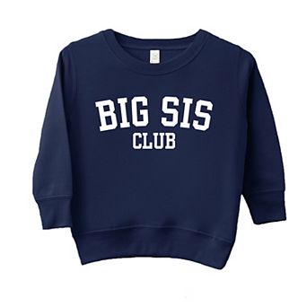 Big Sis Club Toddler Graphic Sweatshirt