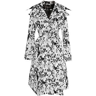 Amour Geometric Long Jacket