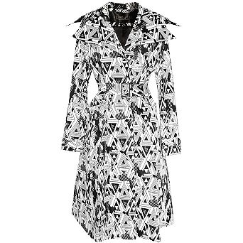 Amour Geometric Long Jacket