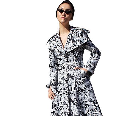 Amour Geometric Long Jacket