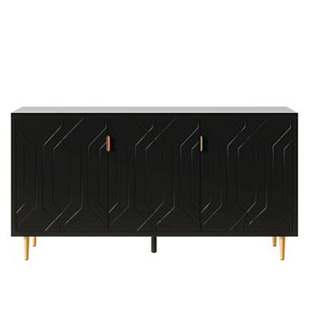 Modern Merax Storage Cabinet Tv Stand