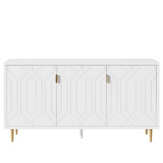 Modern Merax Storage Cabinet Tv Stand