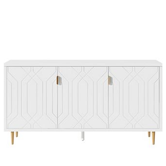 Modern Merax Storage Cabinet Tv Stand