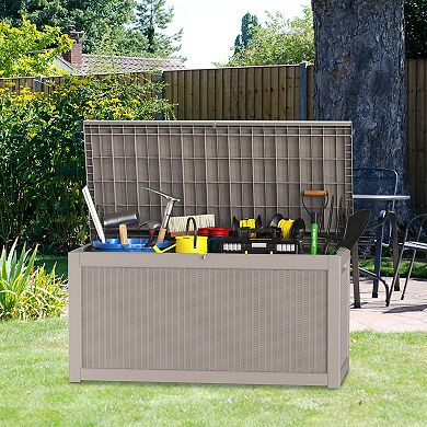 260 Gallon Outdoor Patio Deck Storage Box Floor Decor