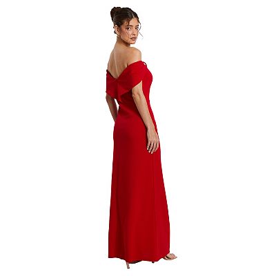 Womens bardot fashion maxi dress