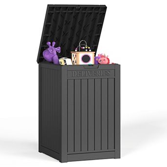 48 Gallon Outdoor Patio Deck Storage Box Floor Decor