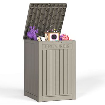 48 Gallon Outdoor Patio Deck Storage Box Floor Decor