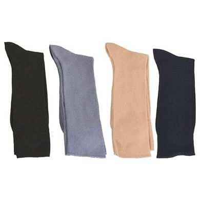 Men's Diabetic Crew Socks In Combed Cotton