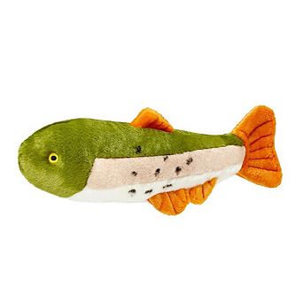 Fluff And Tuff Ruby The Rainbow Trout Dog Toy - 14"