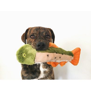 Fluff And Tuff Ruby The Rainbow Trout Dog Toy - 14"