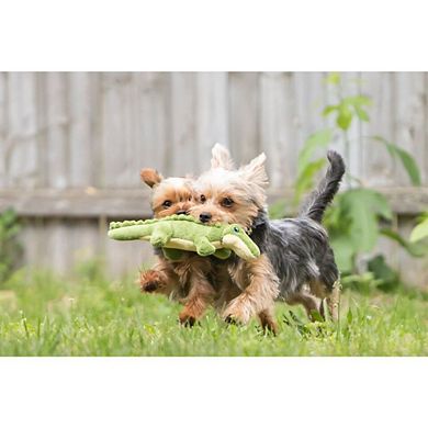 Fluff & Tuff Savannah Baby Gator Dog Toy
