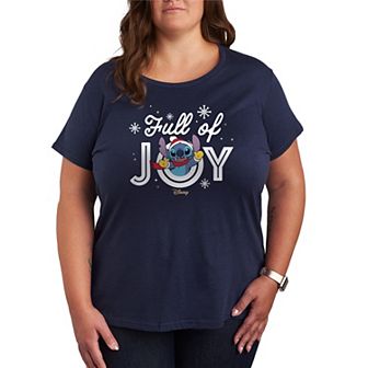 Disney's Lilo and Stitch Plus Size Full Of Joy Graphic Tee