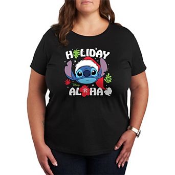 Disney's Lilo and Stitch Plus Size Holiday Aloha Graphic Tee