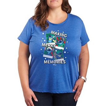 Disney's Lilo and Stitch Plus Size Merry Memories Graphic Tee