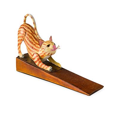 Evergreen Enterprises Handcrafted Cat Door Stopper